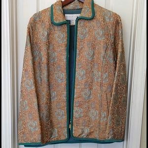 Doncaster burnt orange and green coat (Size 12)